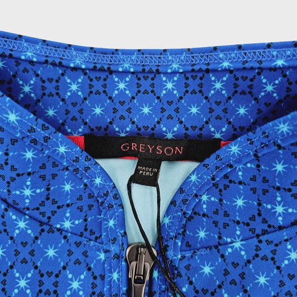 Greyson Moonheart Sleeveless Vesta Mock Neck Golf Women's Top - Picture 5 of 10